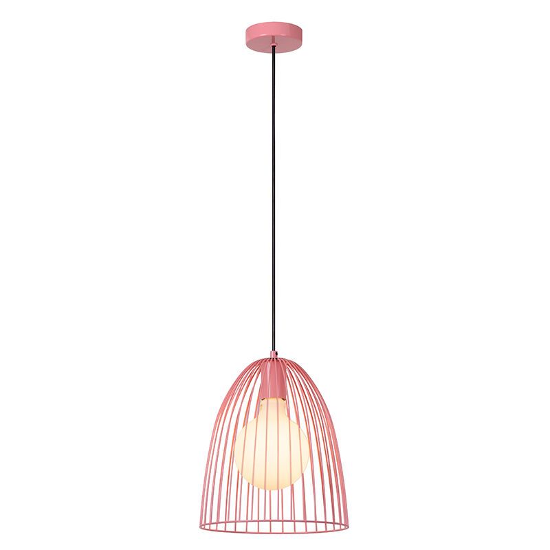 Roze kinderkamer hanglamp metaal, Macarons Roze kinderkamer hanglamp metaal, Macarons