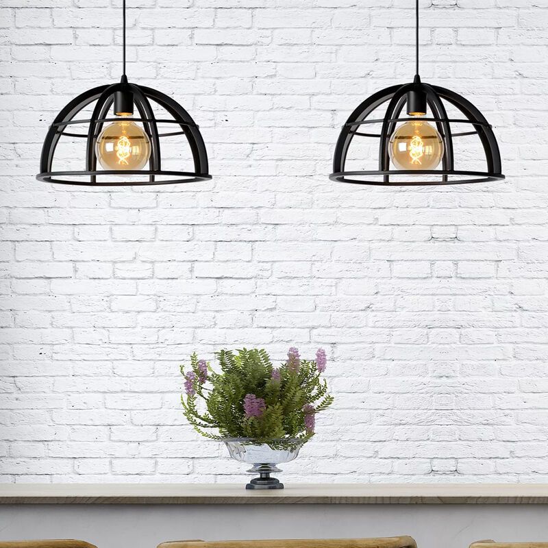 Moderne hanglamp Dikra, Zwart Moderne hanglamp Dikra, Zwart
