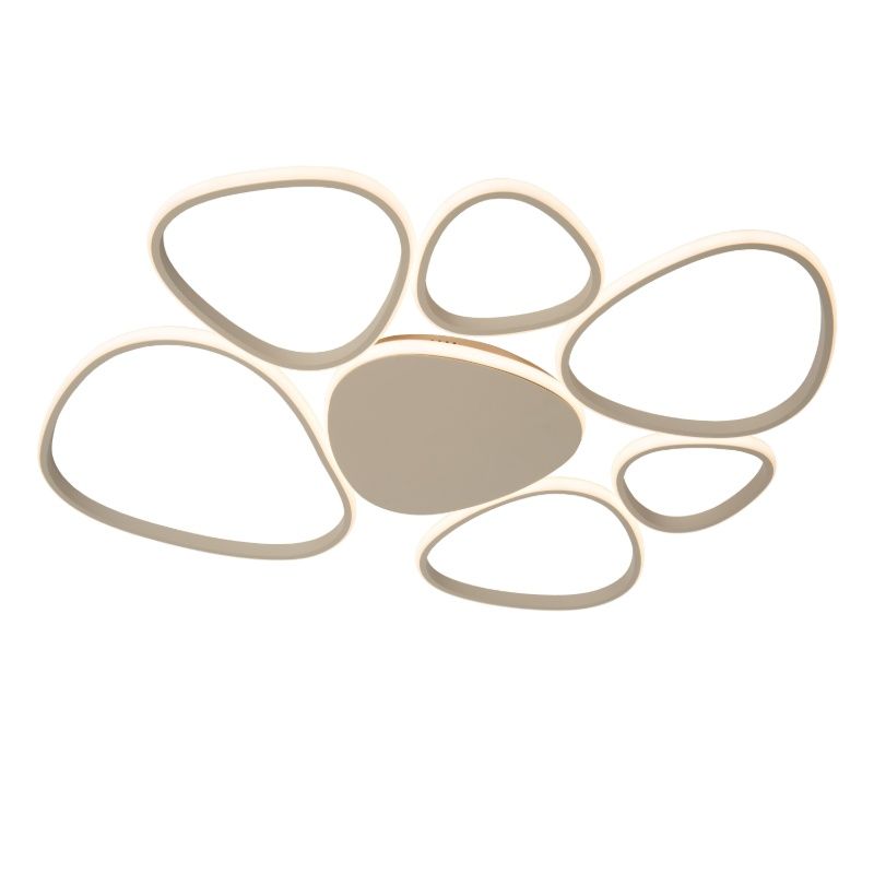 Taupe plafonnière modern, Samling, 72W, white switch LED