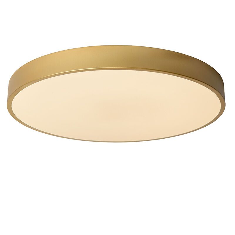 Gouden plafonnière modern, Unar, 36W, 2700K LED, 3-staps dimbaar Gouden plafonnière modern, Unar, 36W, 2700K LED, 3-staps dimbaar