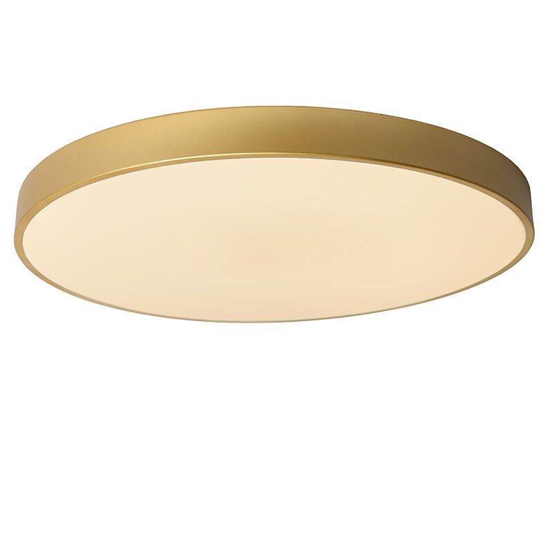 Gouden plafonnière modern, Unar, 60W, 2700K LED, 3-staps dimbaar Gouden plafonnière modern, Unar, 60W, 2700K LED, 3-staps dimbaar