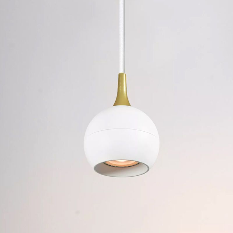 Witte moderne hanglamp, Favori, metaal