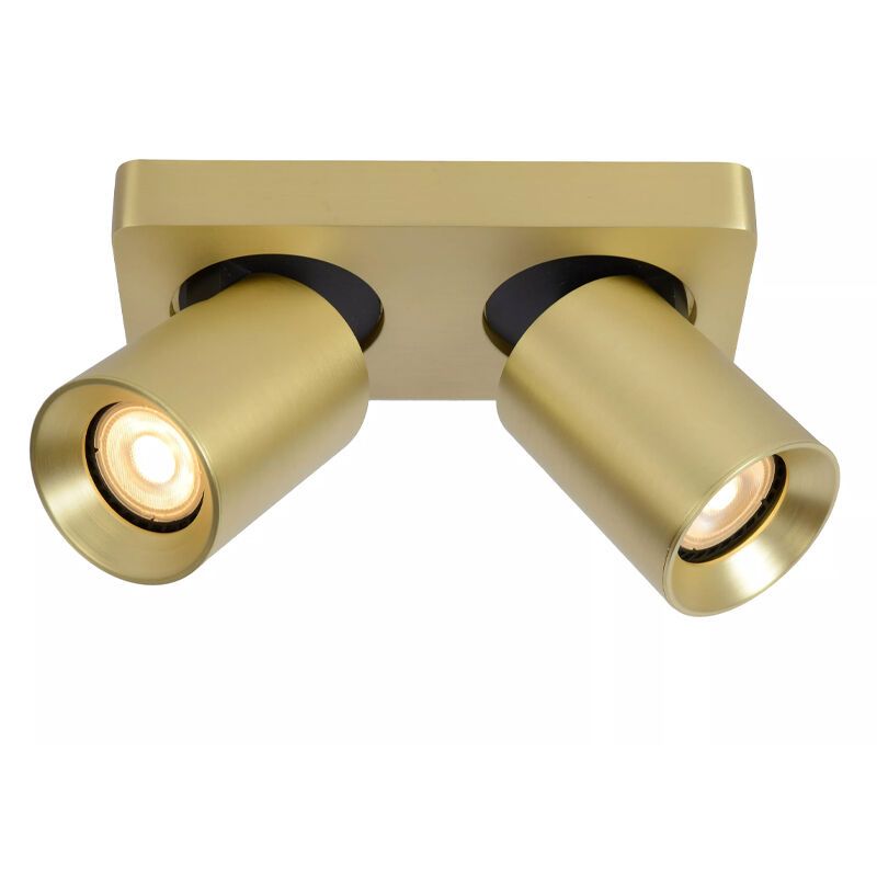 Gouden moderne plafondspot, Nigel, aluminium Gouden moderne plafondspot, Nigel, aluminium