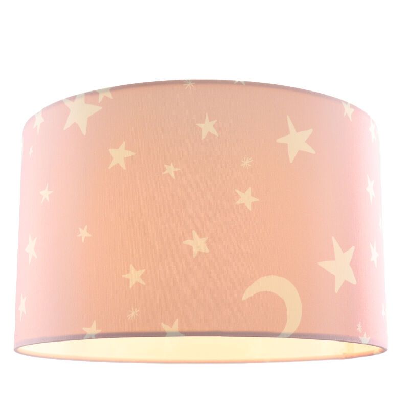 Roze kinderlamp Stars