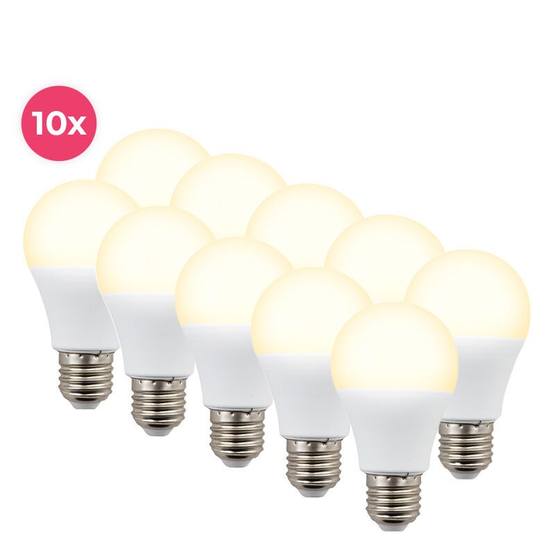 10-pack Cenor E27 A60 LED lamp warm wit, 8,5W 10-pack Cenor E27 A60 LED lamp warm wit, 8,5W
