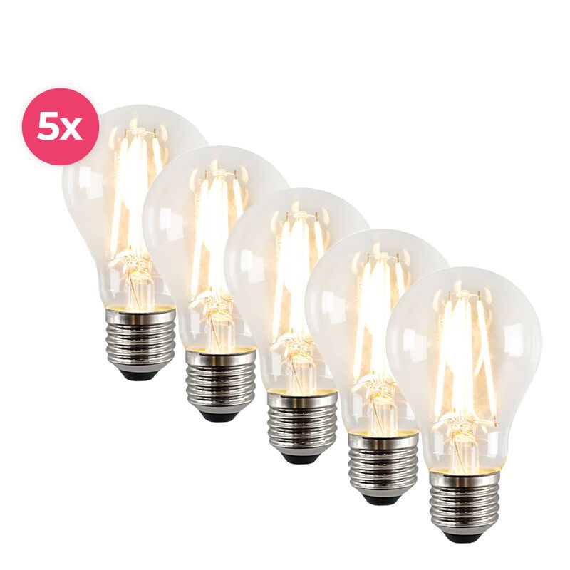 5-pack dimbare Yona E27 A60 LED lamp, 2700k, 4w 5-pack dimbare Yona E27 A60 LED lamp, 2700k, 4w