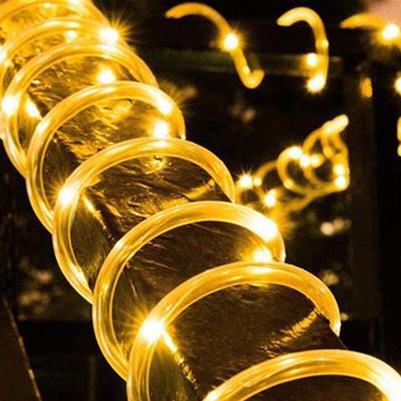 11,9 meter solar LED lichtslang, 3000K, IP44