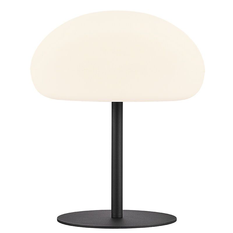 Witte buiten tafellamp modern, Sponge, 6,8W, 2700K LED, IP65, 3-staps dimbaar
