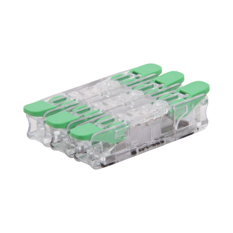 Doorvoerlasklem (25 stuks), 3 draden, 0,2 - 4 mm²