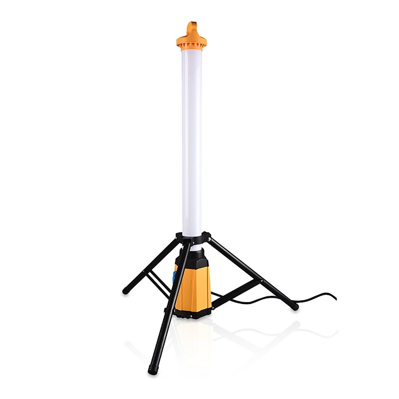 Zwarte werklamp op statief, Helmer, 100W, 6000K LED, IP44 Zwarte werklamp op statief, Helmer, 100W, 6000K LED, IP44