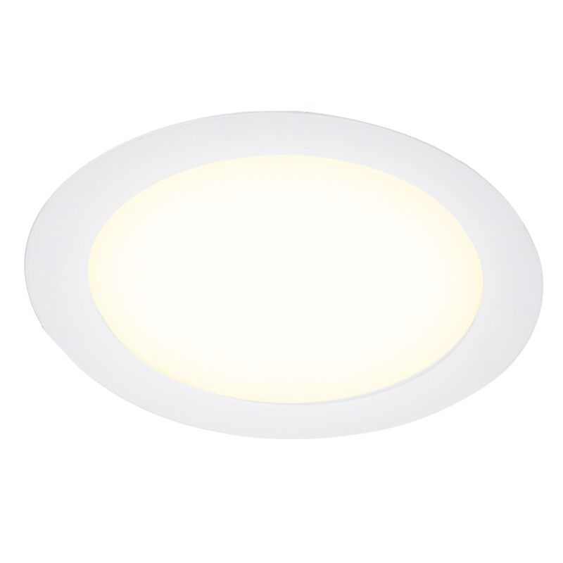 Witte downlight aluminium, Umbriel, 9W, 4000K LED, IP44 Witte downlight aluminium, Umbriel, 9W, 4000K LED, IP44