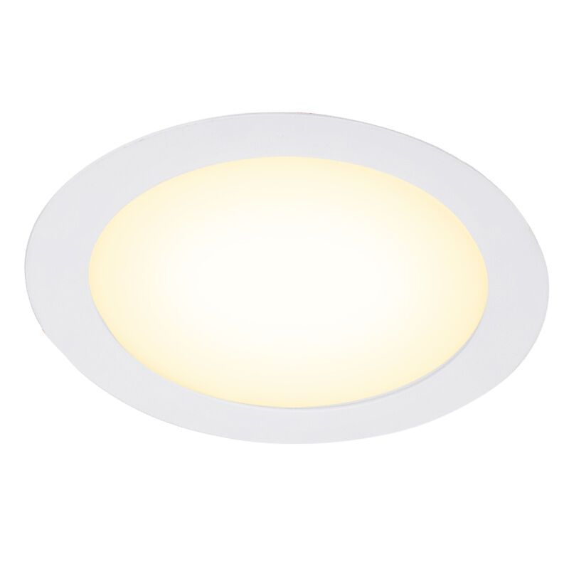 Witte downlight aluminium, Umbriel, 18W, 3000K LED, IP44 Witte downlight aluminium, Umbriel, 18W, 3000K LED, IP44