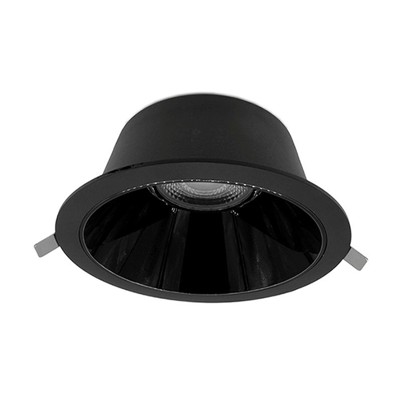 Zwarte downlight aluminium, Maud, 16W, white switch LED, IP22 Zwarte downlight aluminium, Maud, 16W, white switch LED, IP22