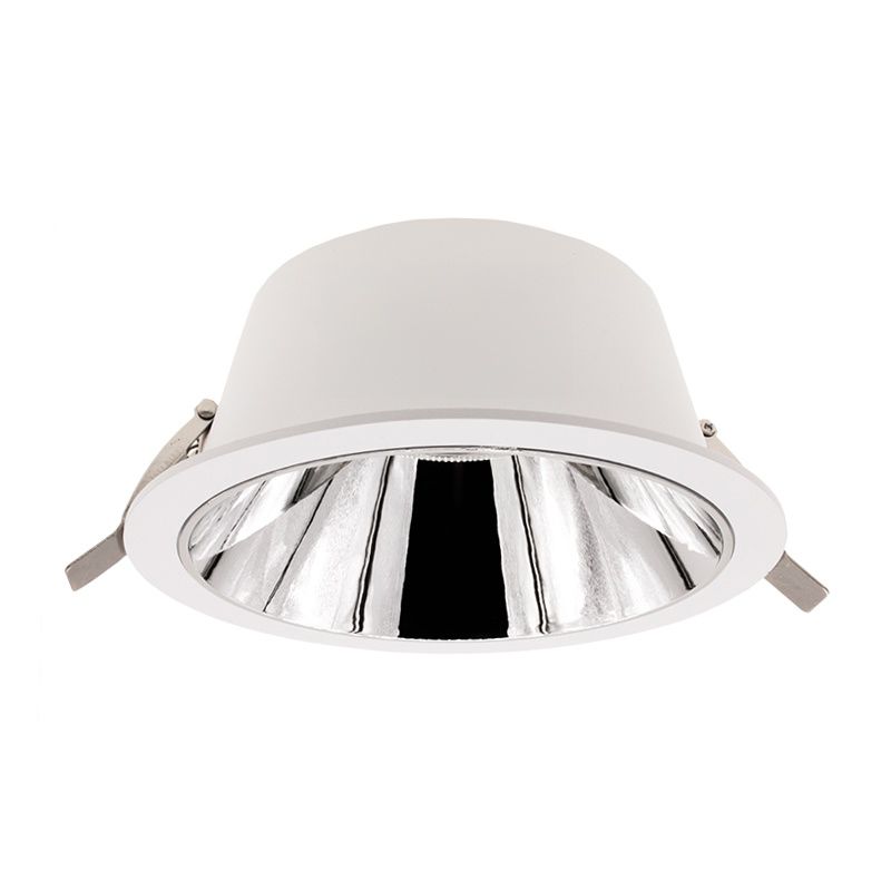 Witte downlight aluminium, Maud, 20W, white switch LED, IP22