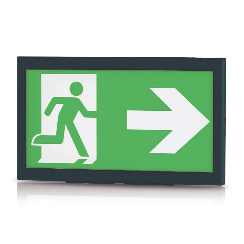 Muur inbouw/opbouw noodverlichting, 3W, 6000K LED, IP40 Muur inbouw/opbouw noodverlichting, 3W, 6000K LED, IP40