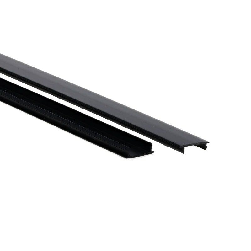 3-fase rail blindplaat, zwart