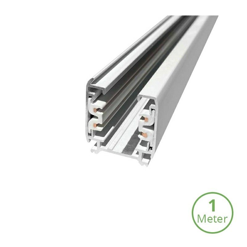 3-fase rail, 1 meter, wit, Pro 3-fase rail, 1 meter, wit, Pro