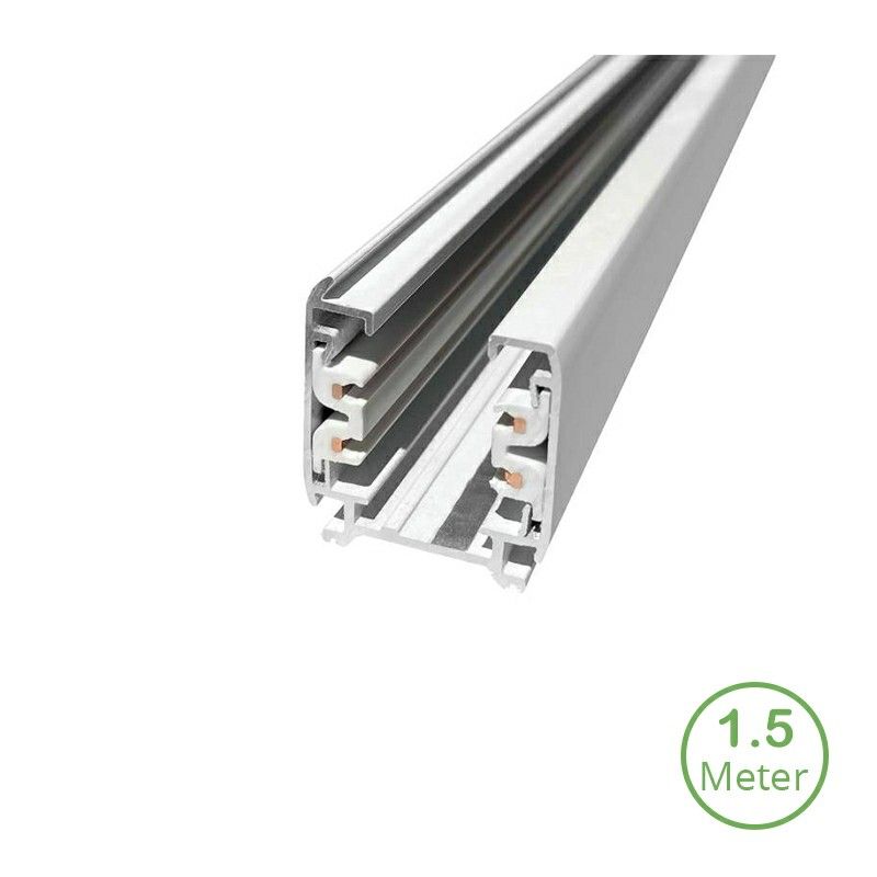 3-fase rail, 1,5 meter, wit, Pro 3-fase rail, 1,5 meter, wit, Pro
