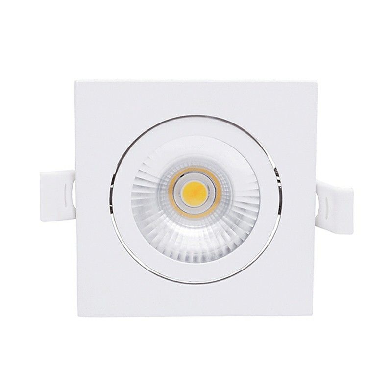 Witte downlight aluminium, Loura, 6W, white switch LED, IP65 Witte downlight aluminium, Loura, 6W, white switch LED, IP65