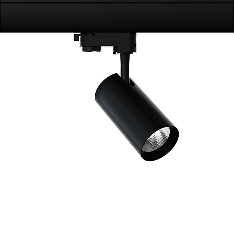 Zwarte 3-fase spot Esmiralda, 20W, 3000K, Pro Zwarte 3-fase spot Esmiralda, 20W, 3000K, Pro