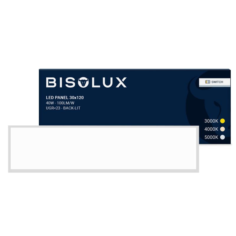 LED paneel 30x120 - 100 lm/W - UGR<23 - verstelbaar wit - back-lit