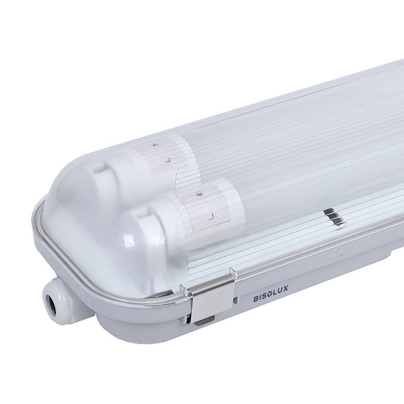 120 cm waterdicht LED TL armatuur - Dura - voor 2 TL's - IP65 120 cm waterdicht LED TL armatuur - Dura - voor 2 TL's - IP65