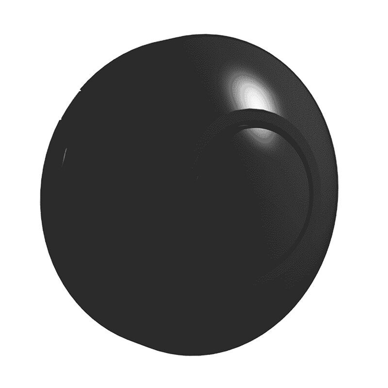 Zwarte LED vloerdimmer - 0-50W