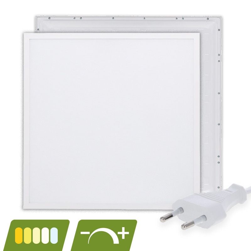 LED paneel 62x62 - 30W - white switch - UGR<18 - dimbaar - back-lit