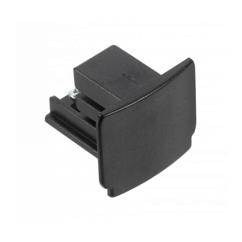 Eindkap voor 3-fase railverlichting, zwart, Pro