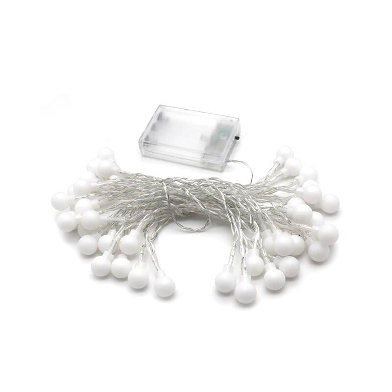 2m LED bolverlichting op batterij, 20 gekleurde lampjes 2m LED bolverlichting op batterij, 20 gekleurde lampjes