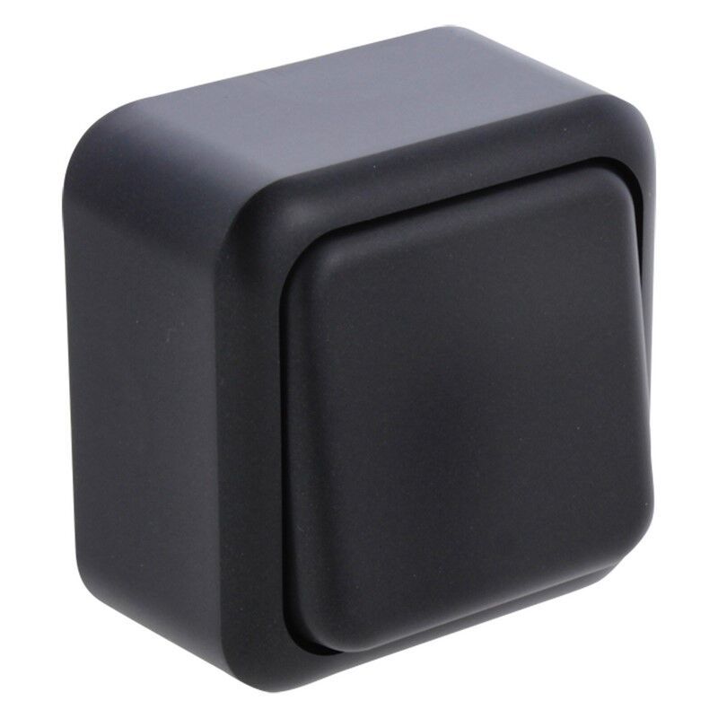 Q-Link opbouwschakelaar wissel, zwart