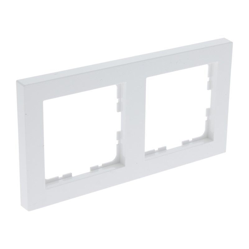 Q-Link S-Line afdekraam 2-voudig, Polarwit Q-Link S-Line afdekraam 2-voudig, Polarwit