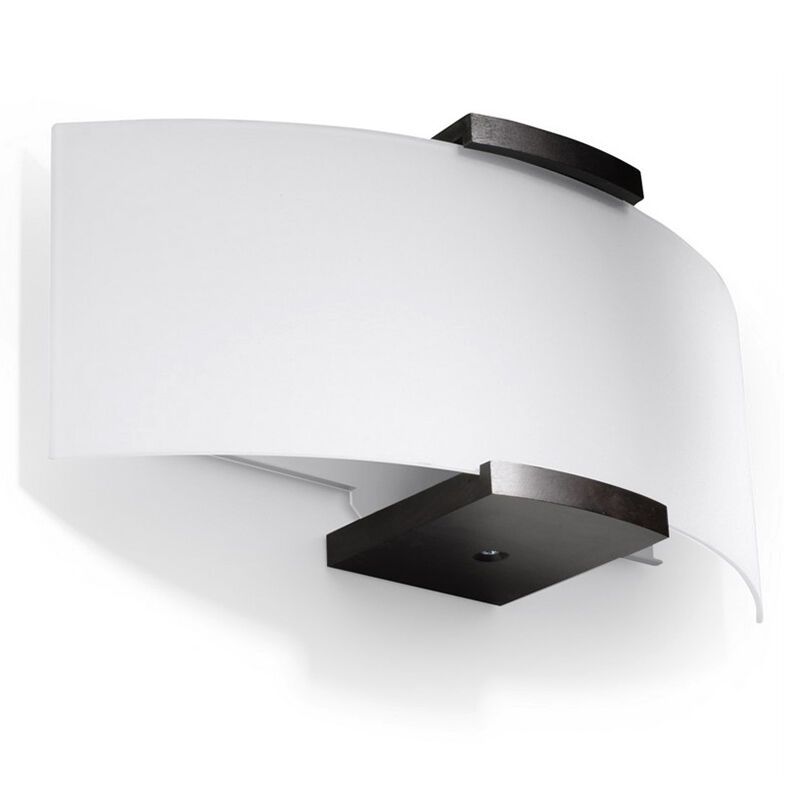 Witte wandlamp Marinus, hout Witte wandlamp Marinus, hout