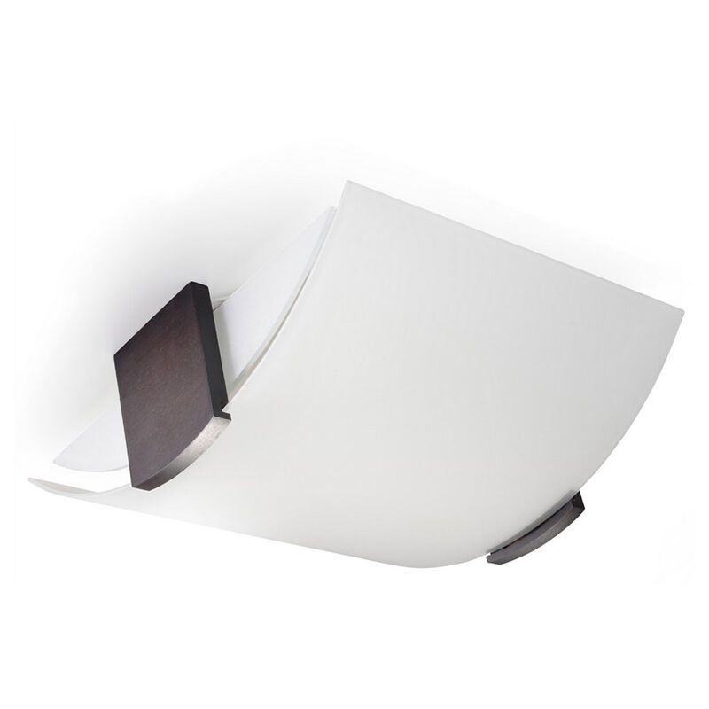 Witte plafondlamp Marinus, hout Witte plafondlamp Marinus, hout