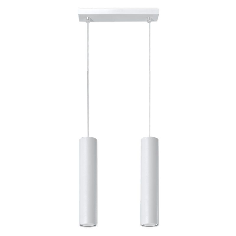 Witte hanglamp Harley, aluminium, 2L Witte hanglamp Harley, aluminium, 2L