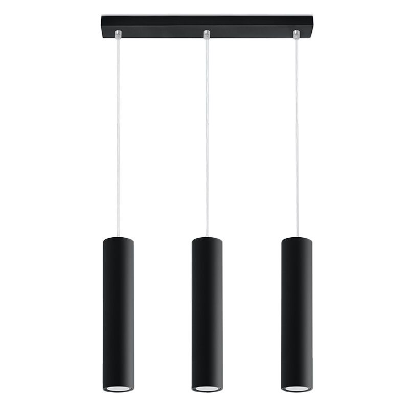 Zwarte hanglamp Harley, aluminium, 3L Zwarte hanglamp Harley, aluminium, 3L