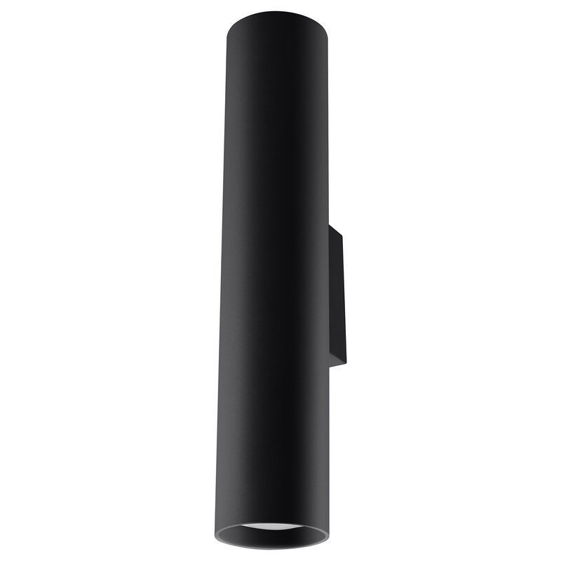 Zwarte up down wandlamp Harley, aluminium Zwarte up down wandlamp Harley, aluminium