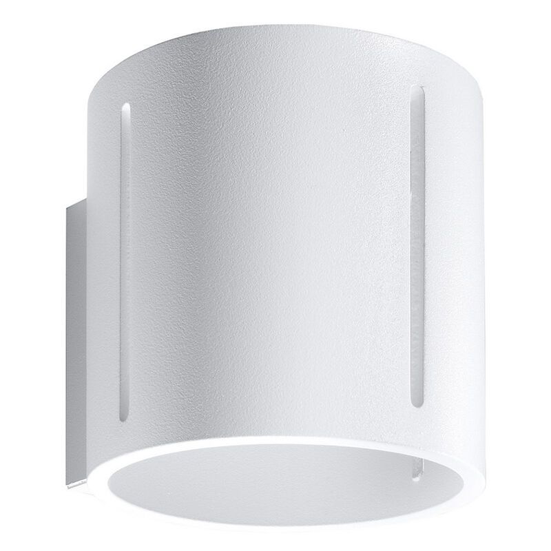 Witte up down wandlamp Jamey, aluminium