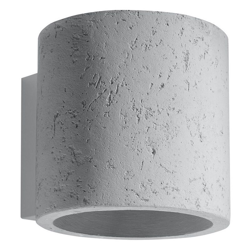 Betonnen up down wandlamp Amely, grijs Betonnen up down wandlamp Amely, grijs