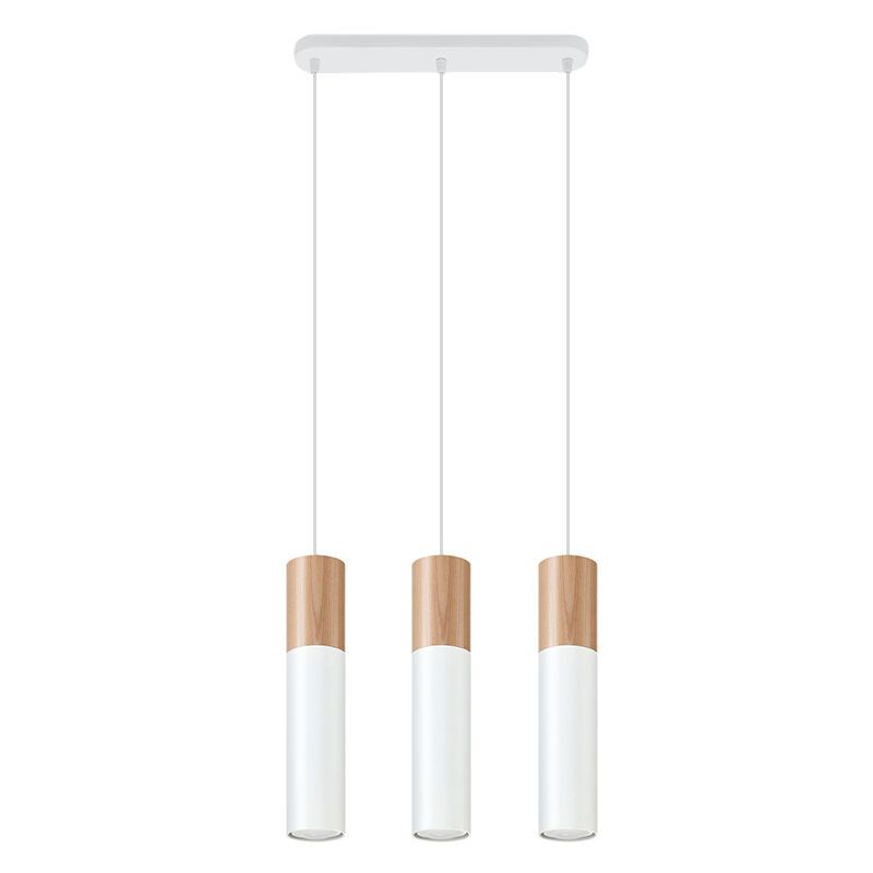 Witte hanglamp Francesca, aluminium, 3L Witte hanglamp Francesca, aluminium, 3L