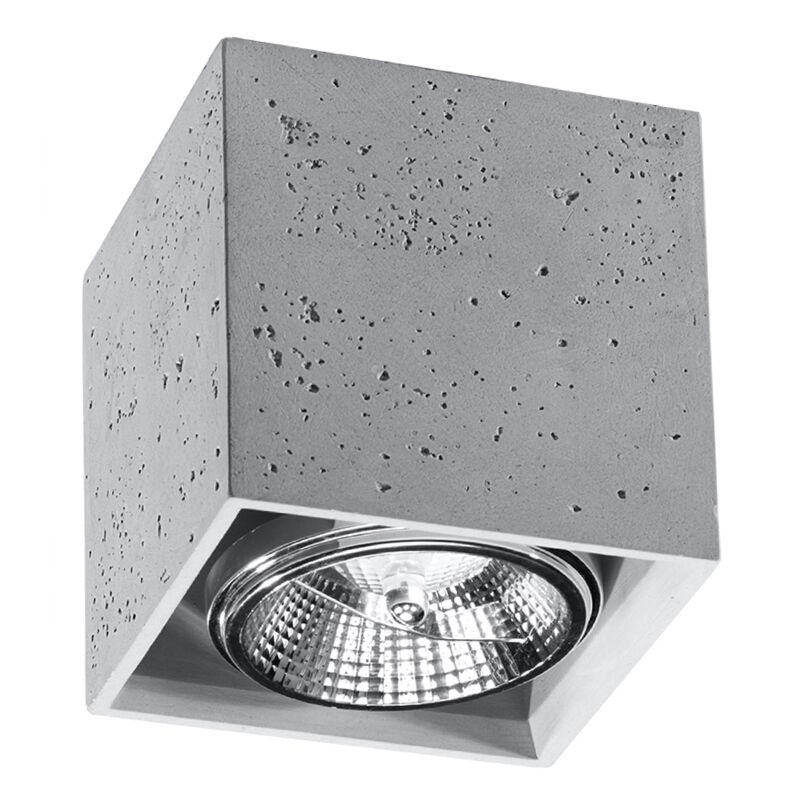 Betonnen opbouwspot Eugene, grijs Betonnen opbouwspot Eugene, grijs