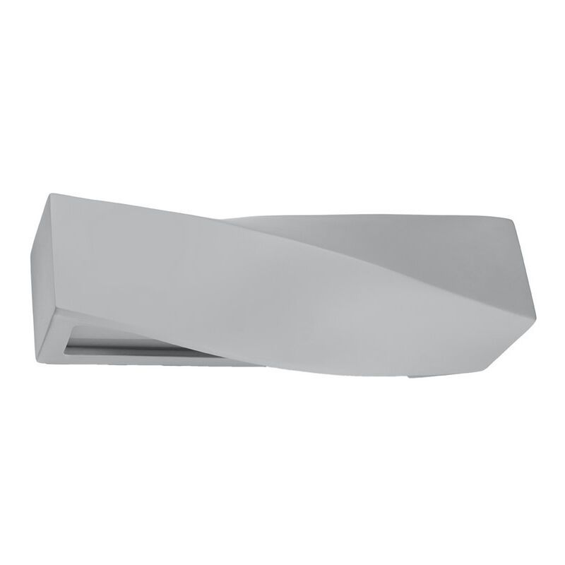 Moderne up down wandlamp Annick, grijs, keramiek Moderne up down wandlamp Annick, grijs, keramiek