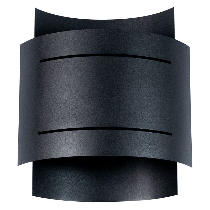 Moderne up down wandlamp Karwan, zwart, aluminium Moderne up down wandlamp Karwan, zwart, aluminium