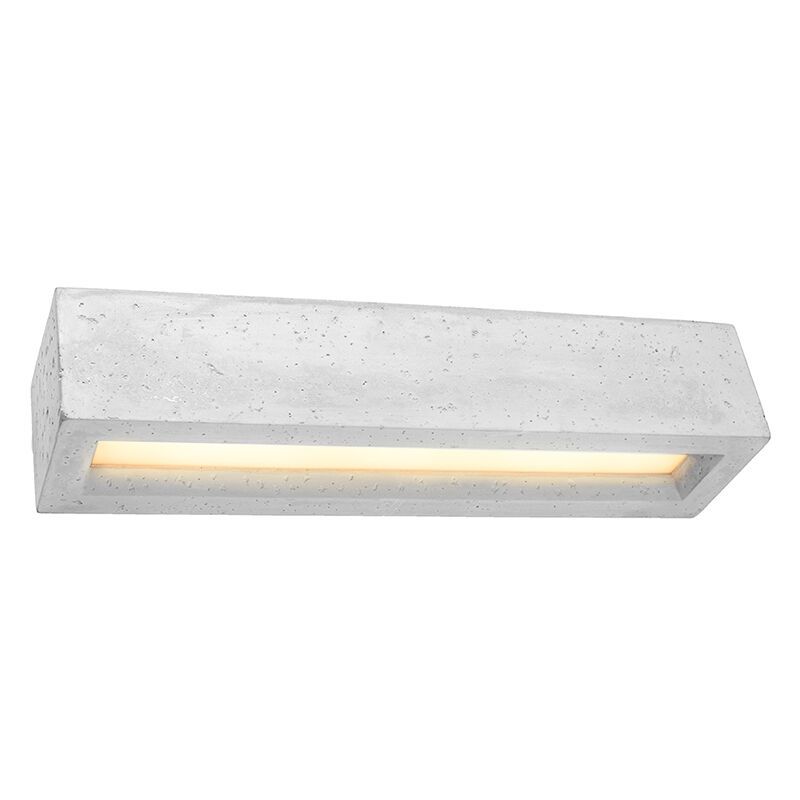 Betonnen up down wandlamp Emmaly, grijs Betonnen up down wandlamp Emmaly, grijs