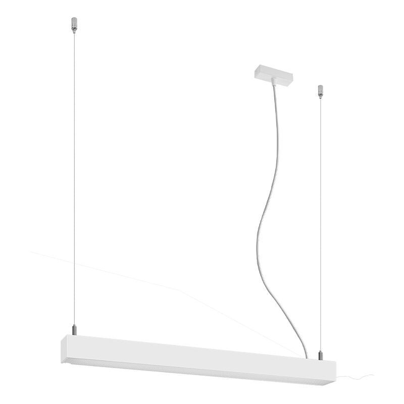 Moderne hanglamp Mascha, wit, aluminium, 22w, 3000K Moderne hanglamp Mascha, wit, aluminium, 22w, 3000K