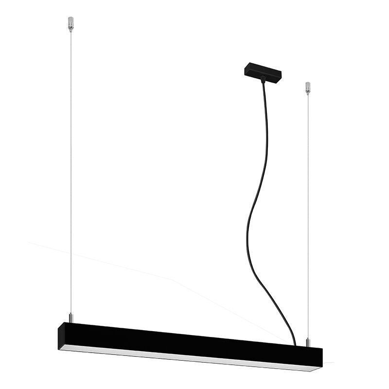 Moderne hanglamp Mascha, zwart, aluminium, 22w, 3000K