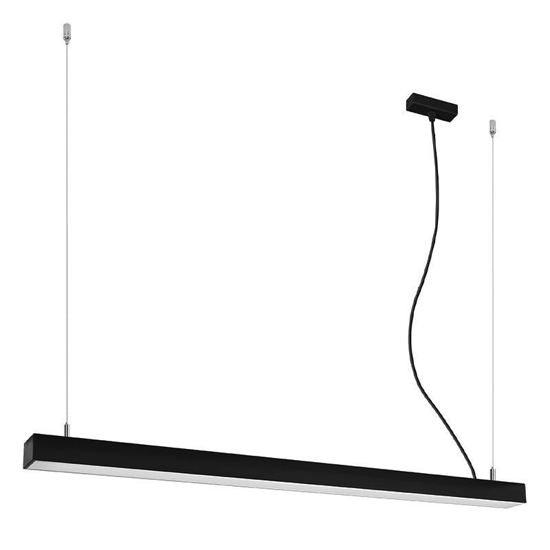 Moderne hanglamp Mascha, zwart, aluminium, 38w, 3000K