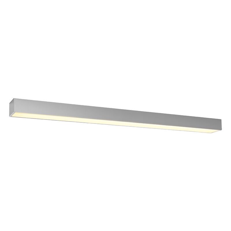 Moderne plafondlamp Mascha, grijs, aluminium, 38W, 3000K