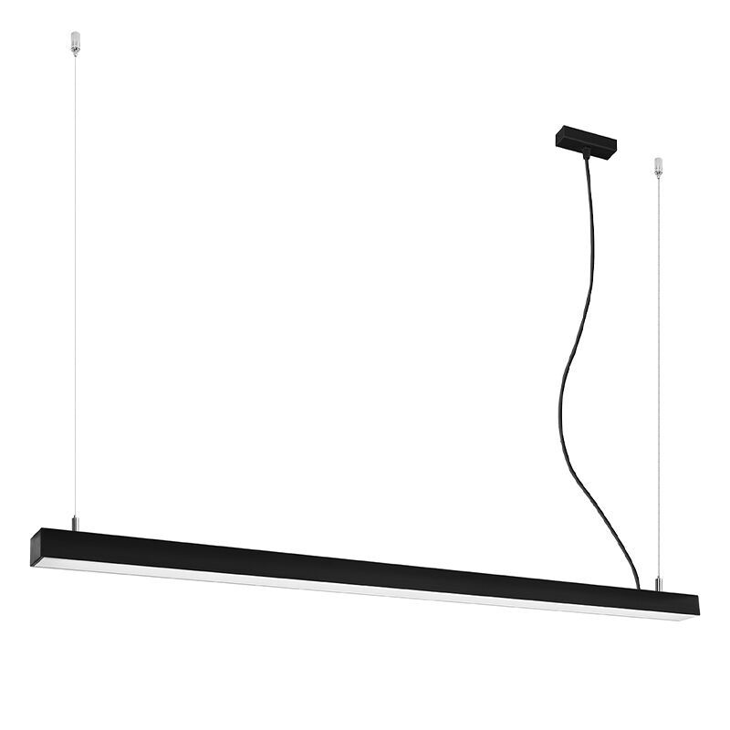 Moderne hanglamp Mascha, zwart, aluminium, 48w, 3000K