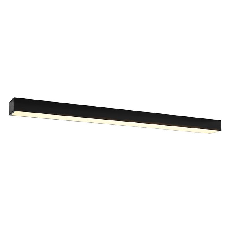 Moderne wandlamp Mascha, zwart, aluminium, 48w, 3000K Moderne wandlamp Mascha, zwart, aluminium, 48w, 3000K